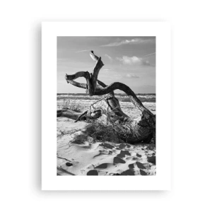 Poster - Seaside Sculpture - 30x40 cm
