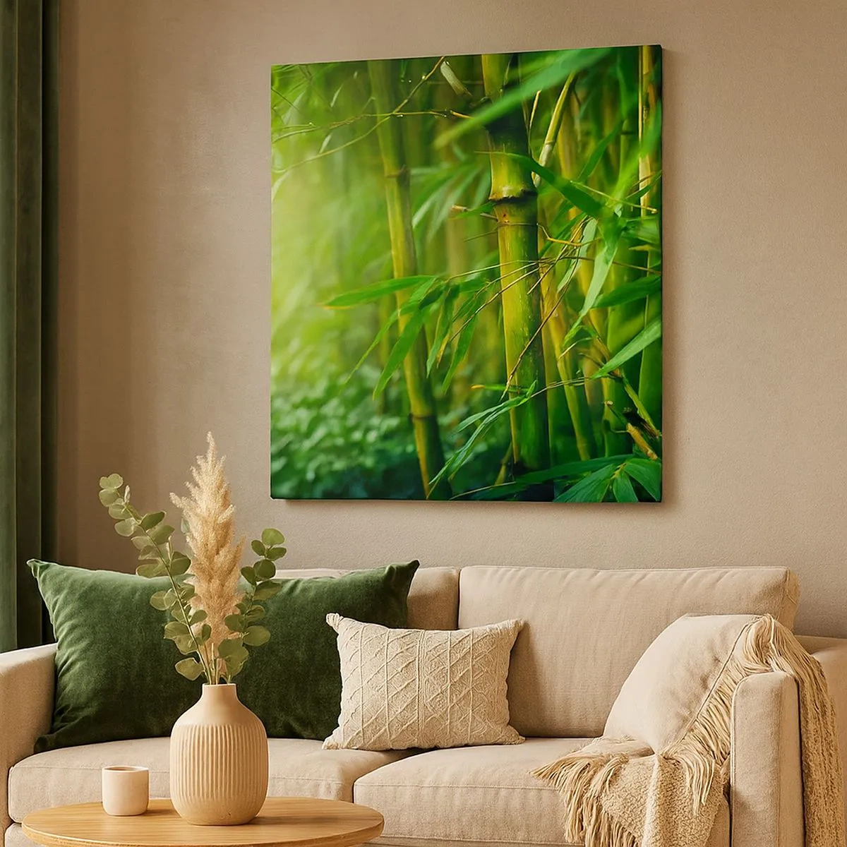 Canvas picture - Getting to Know the Green - 30x30 cm