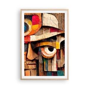 Poster in light oak frame - I Can See You - 61x91 cm