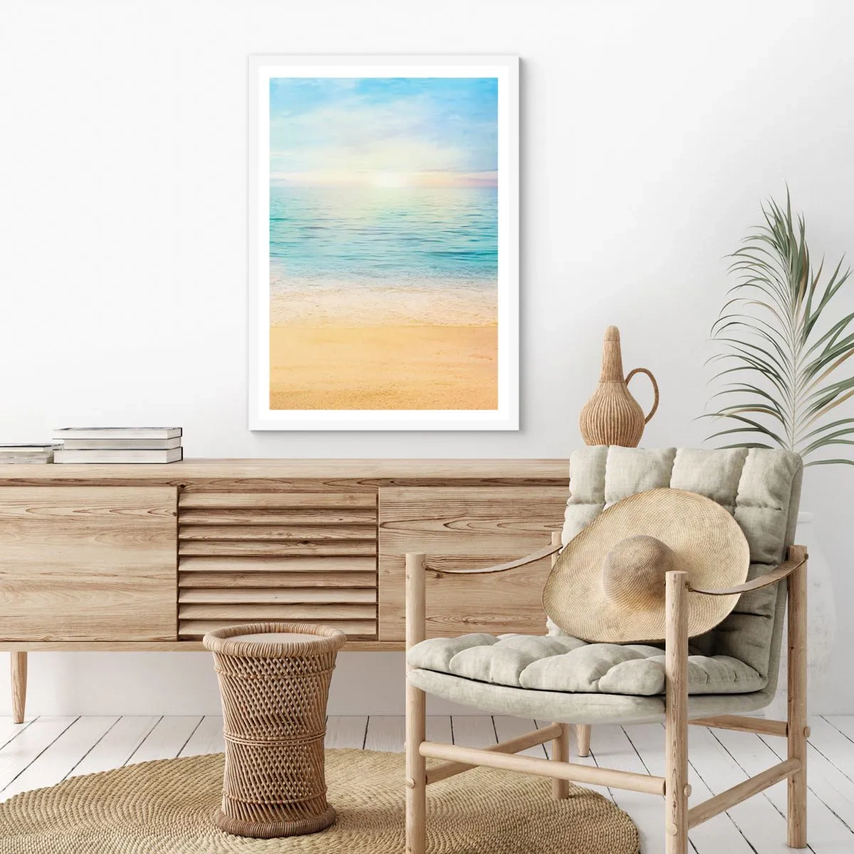 Poster in white frmae - The Big Blue - 40x50 cm