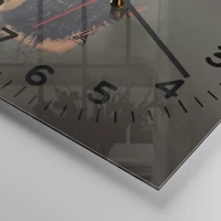 Clock face with numbers