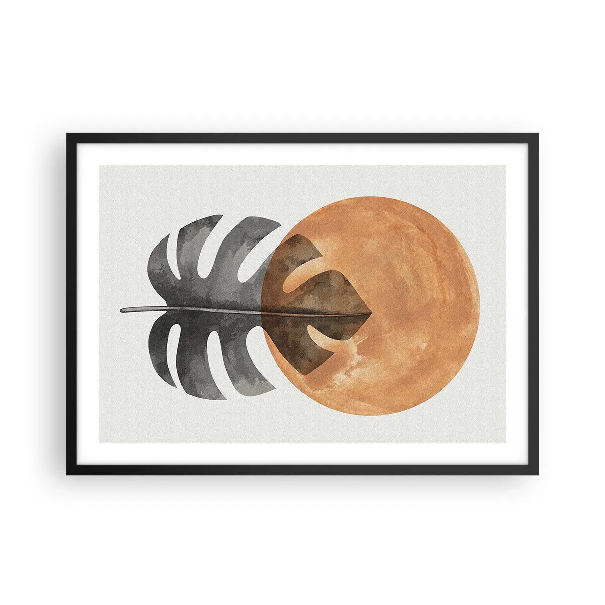 Poster in black frame - Always the Sun - 70x50 cm
