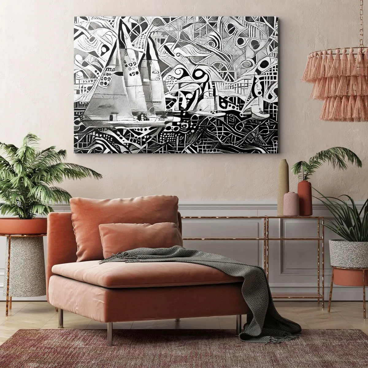 Canvas picture - Between Waves - 120x80 cm