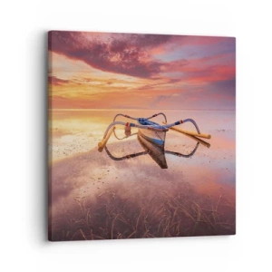 Canvas picture - Tranquility of Tropical Evening - 30x30 cm