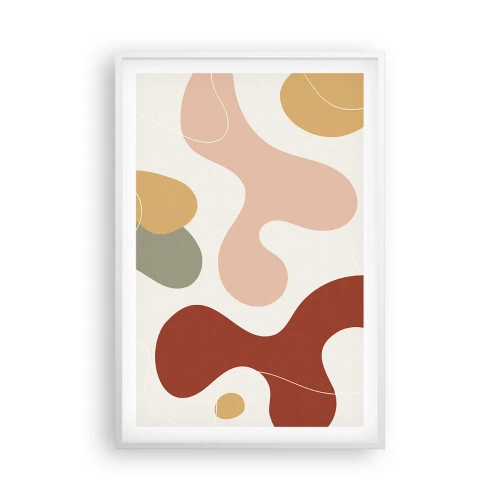 Poster in white frmae - Doodles - 61x91 cm