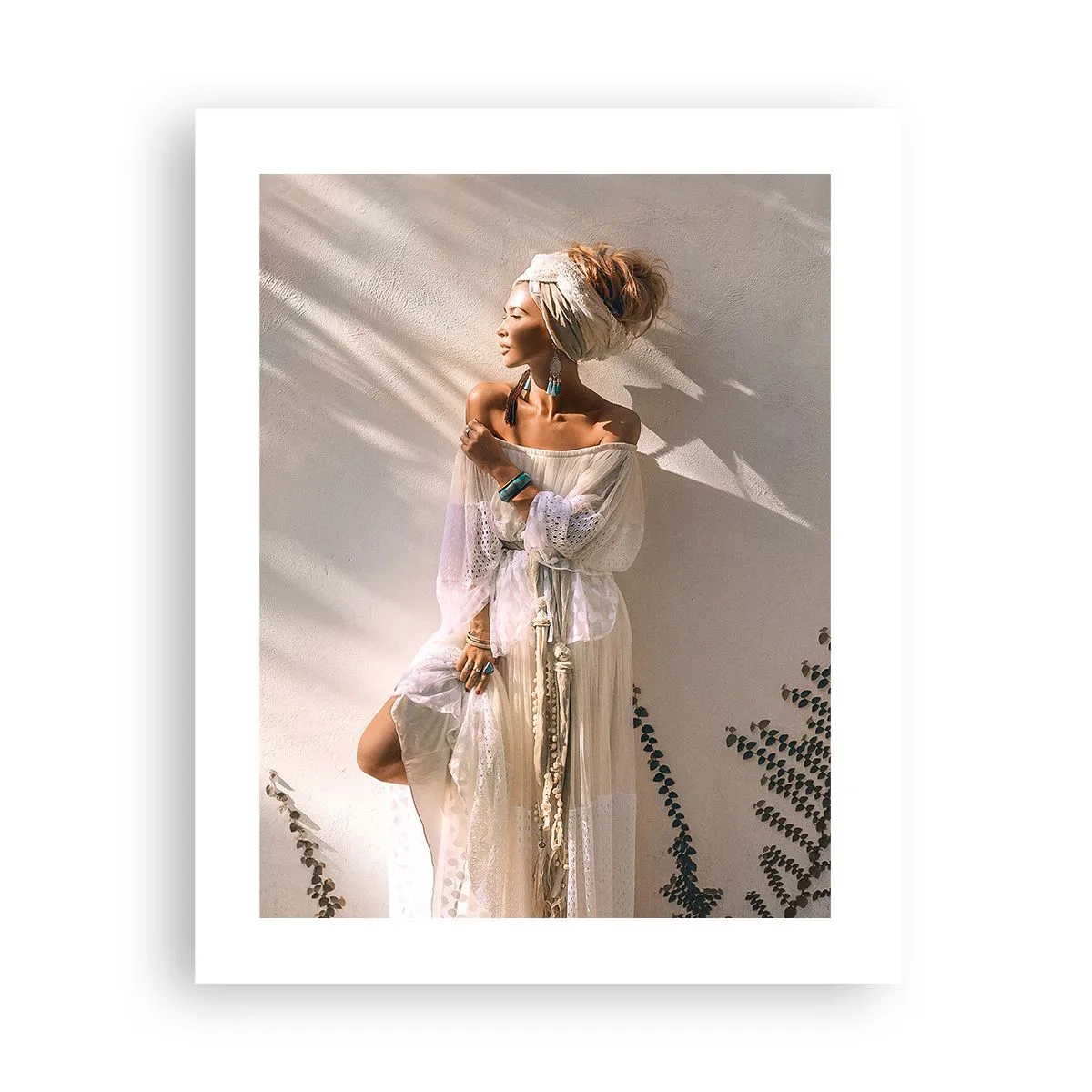 Poster - Sun and Girl - 40x50 cm