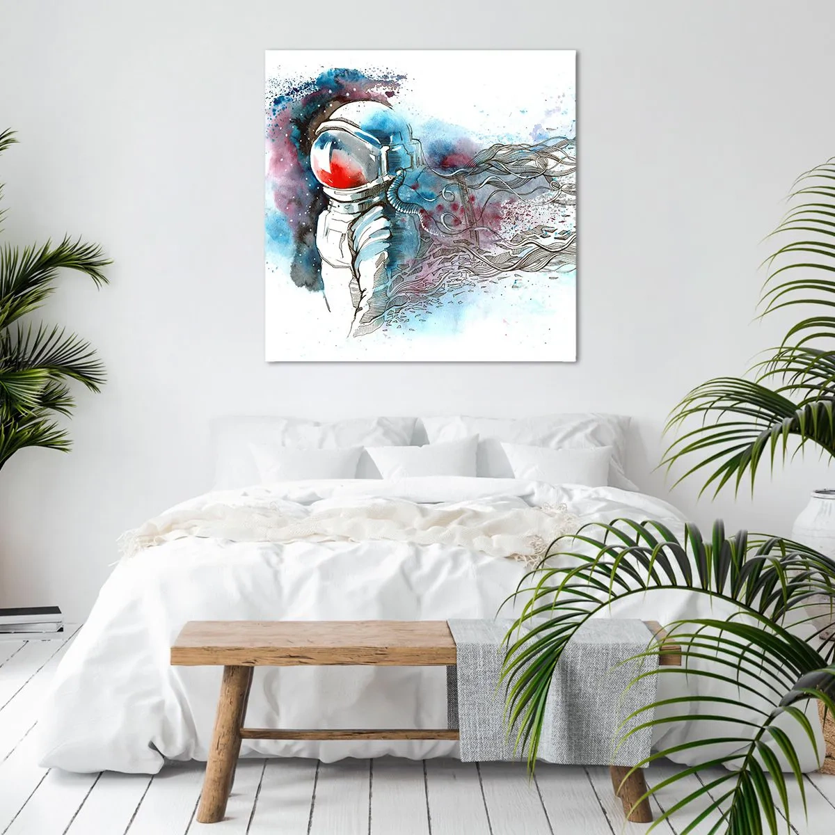Canvas picture - Alone In Space - 50x50 cm