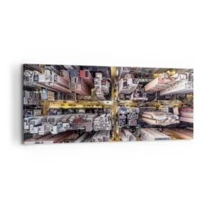 Canvas picture - Greetings from Hong Kong - 120x50 cm