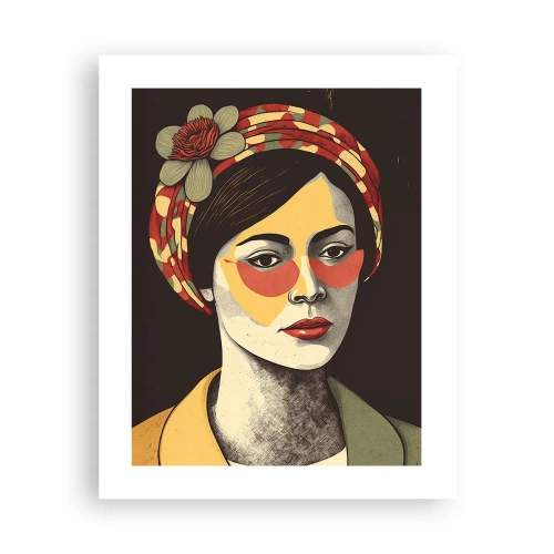Poster - Coral Lady - 40x50 cm