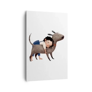 Canvas picture - Best Friends - 80x120 cm