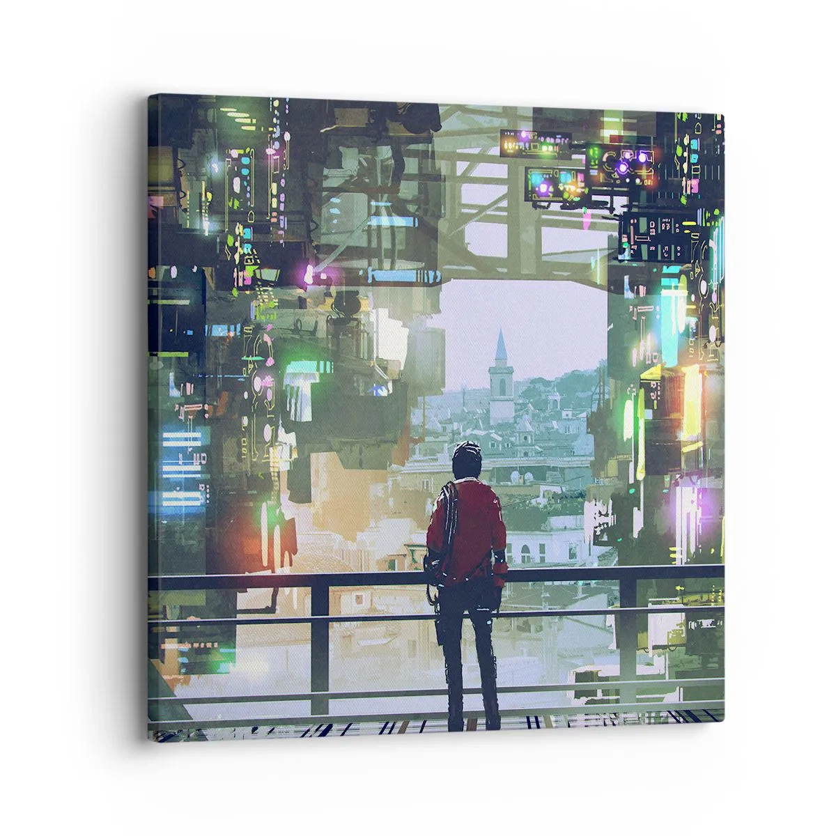 Canvas picture - Two Worlds - 30x30 cm