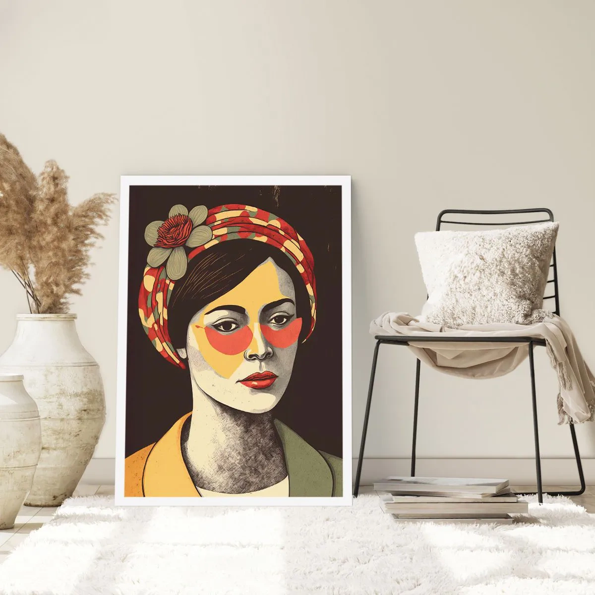 Poster - Coral Lady - 70x100 cm