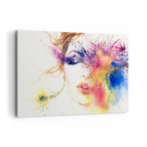 Canvas picture - Rainbow Dizziness - 120x80 cm