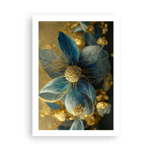 Poster - Blossoming in Gold - 50x70 cm