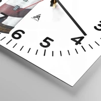 Clock face with numbers