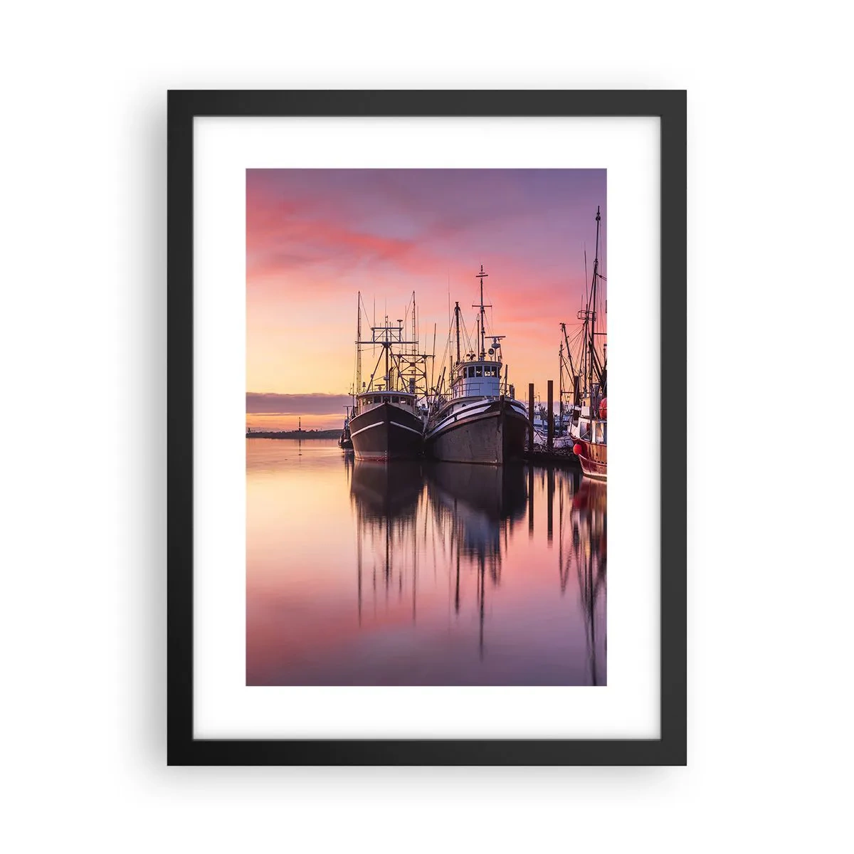Poster in black frame - Before Dawn - 30x40 cm
