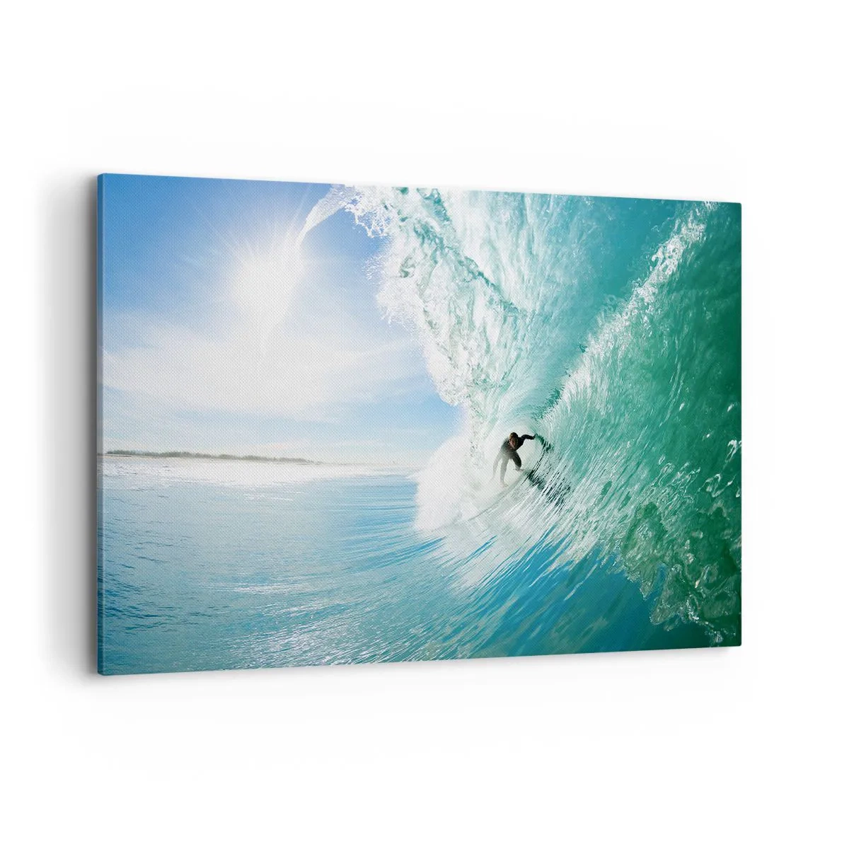 Canvas picture - Riding the Wave - 120x80 cm