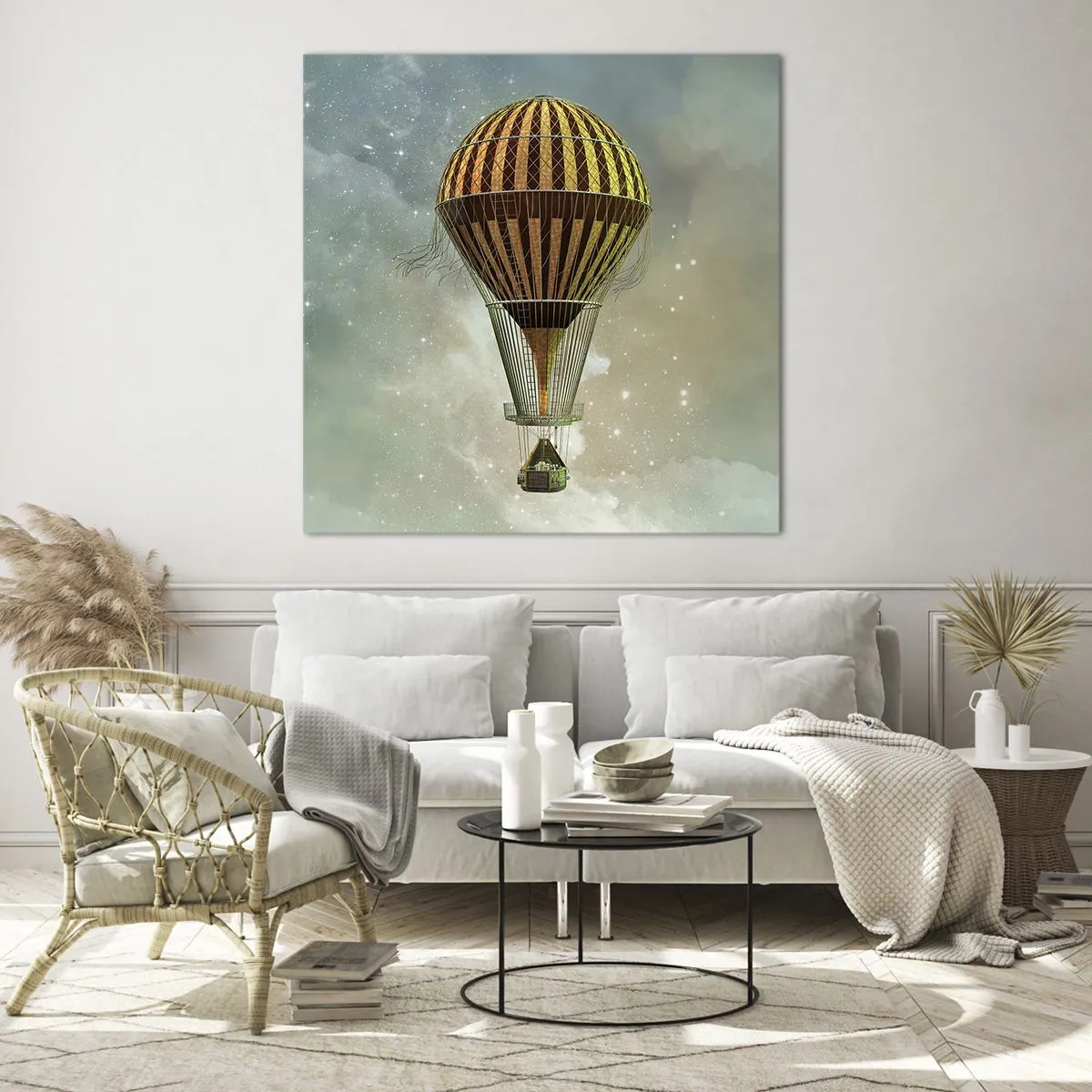 Glass picture - Pioneer Flight - 50x50 cm