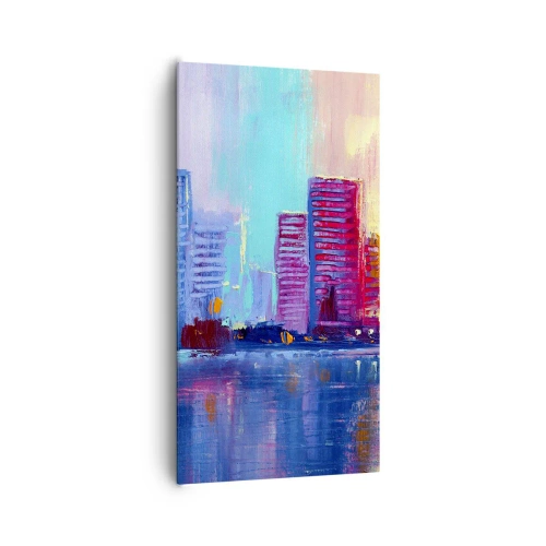 Canvas picture - Bathed in Colours - 65x120 cm