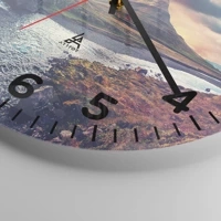 Clock face with numbers