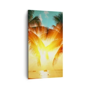 Canvas picture - Exotic Couple - 45x80 cm