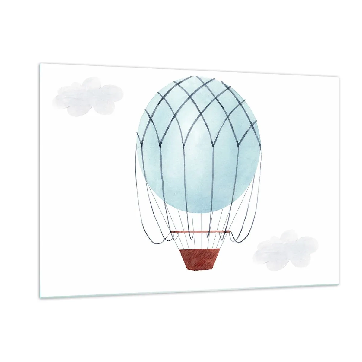 Glass picture - All in the Clouds - 120x80 cm