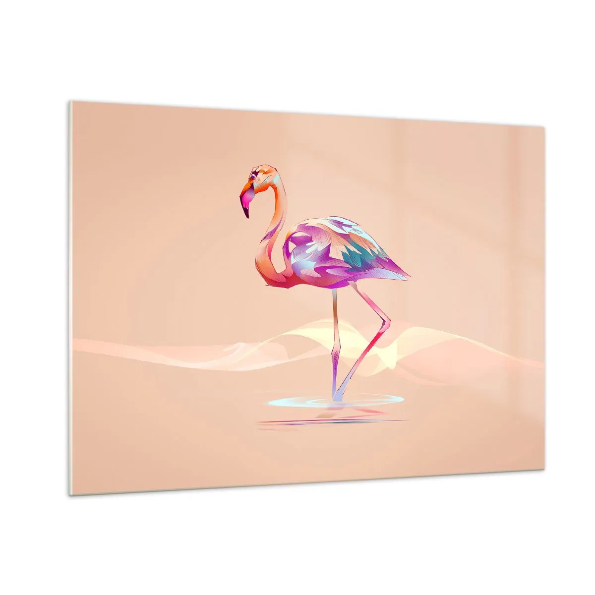 Glass picture - Bird of Good Emotions - 100x70 cm