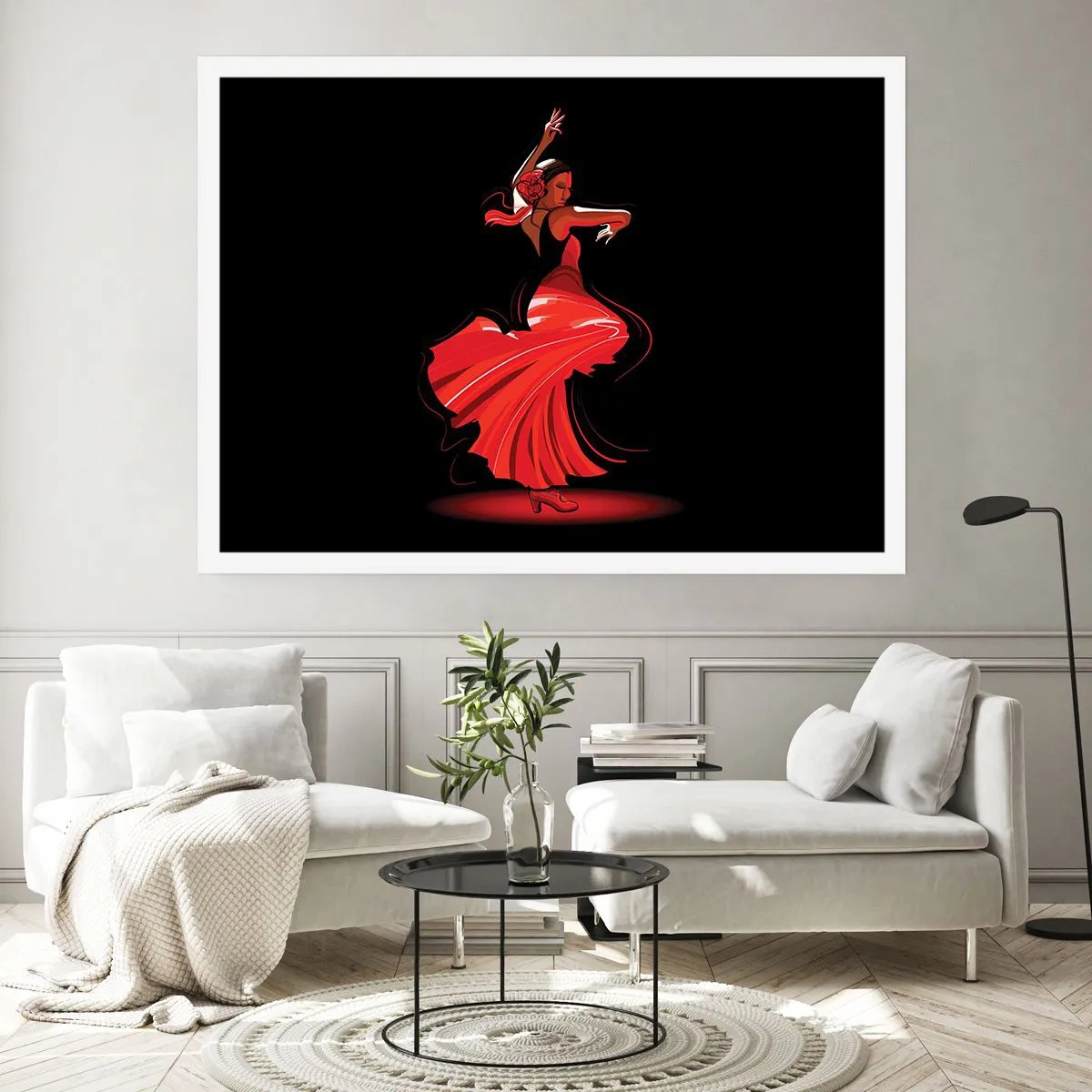 Poster - Fiery Spirit of Flamenco - 91x61 cm