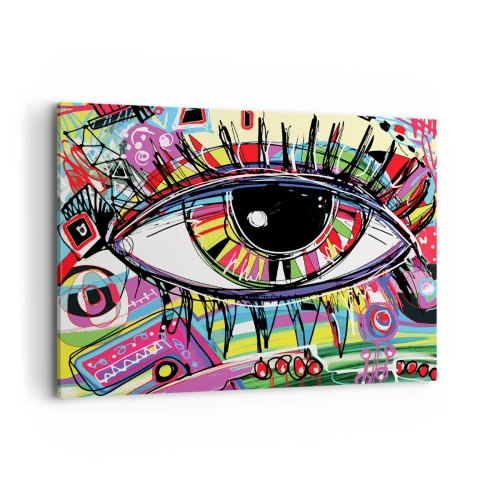 Canvas picture - Colourful Eye - Colourful Soul - 120x80 cm