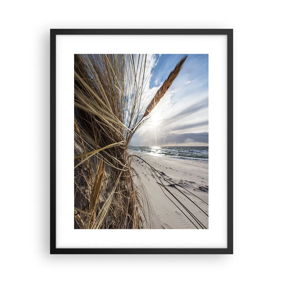 Poster in black frame - Enounter of the Elements - 40x50 cm