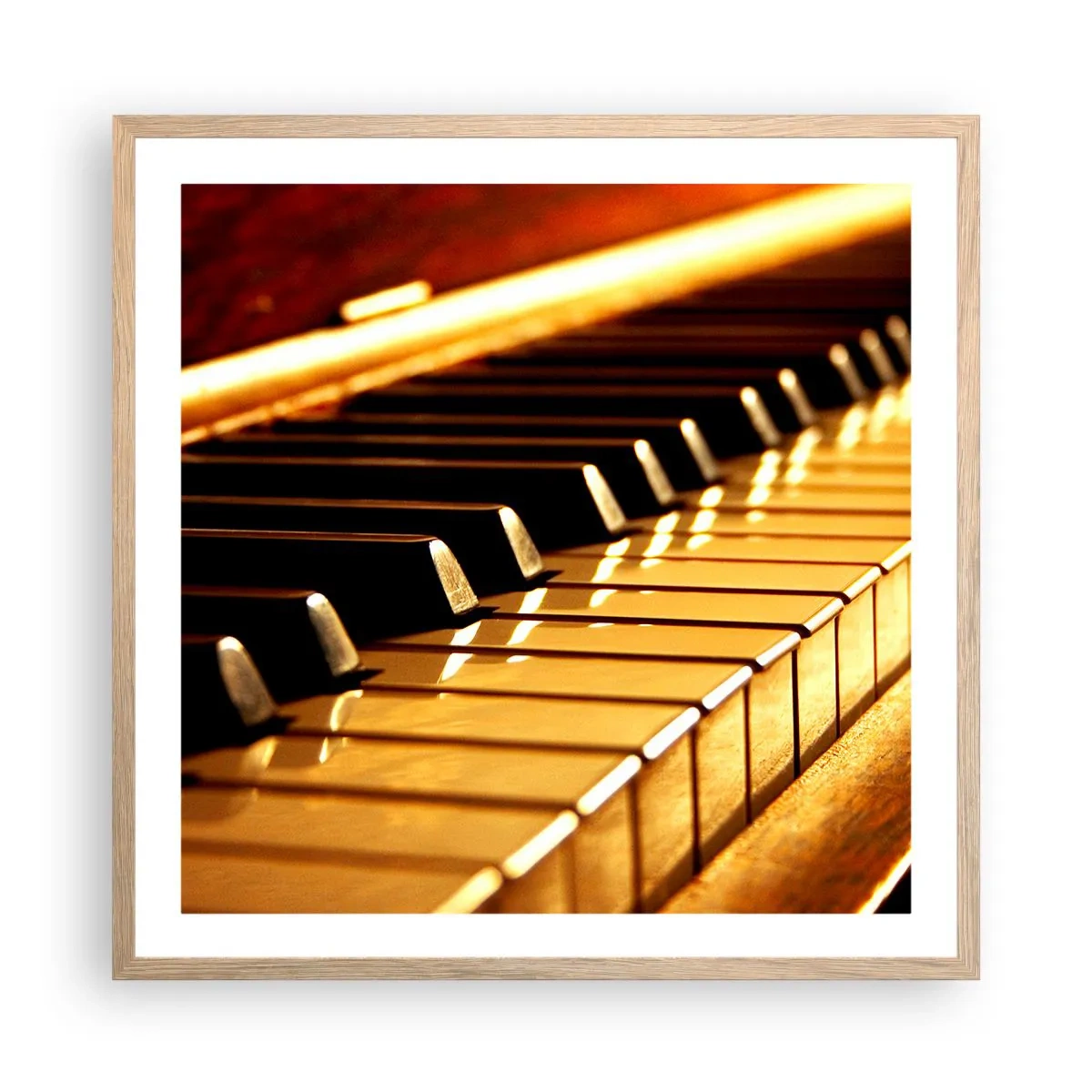 Poster in light oak frame - Unlimited Possibilities - 60x60 cm