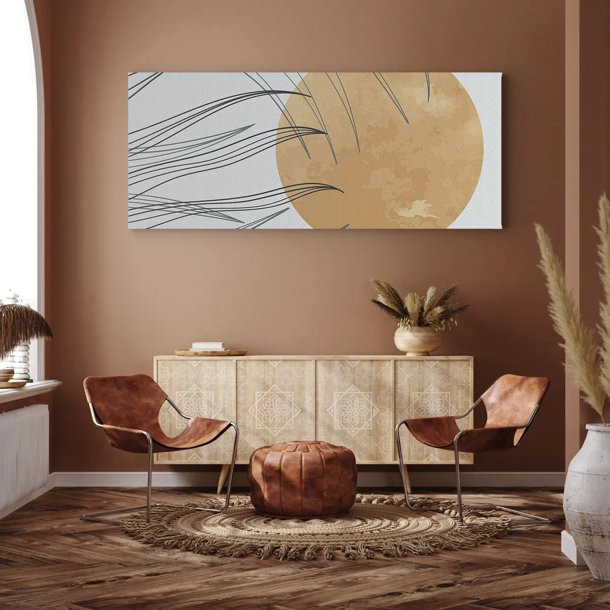 Canvas picture - Always Towards the Sun - 160x50 cm