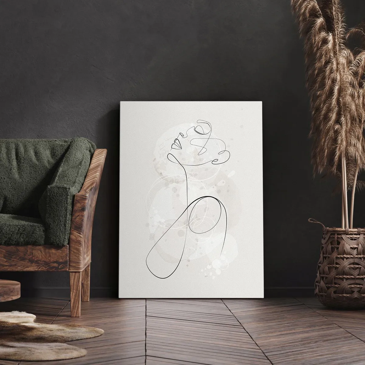 Canvas picture - Spiral of Beauty - 45x80 cm