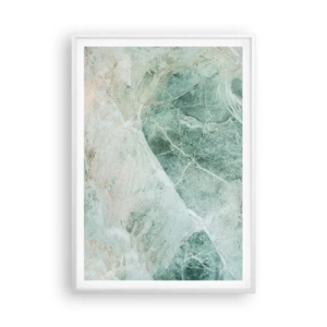 Poster in white frmae - Noble Coolness of a Stone - 70x100 cm