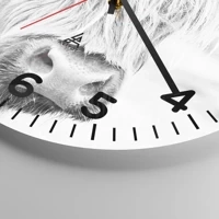 Clock face with numbers