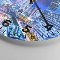 Clock face with numbers