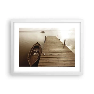 Poster in white frmae - Great Calm - 40x30 cm