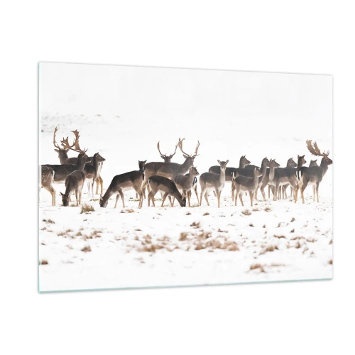 Glass picture - Is it Christmas Already? - 120x80 cm