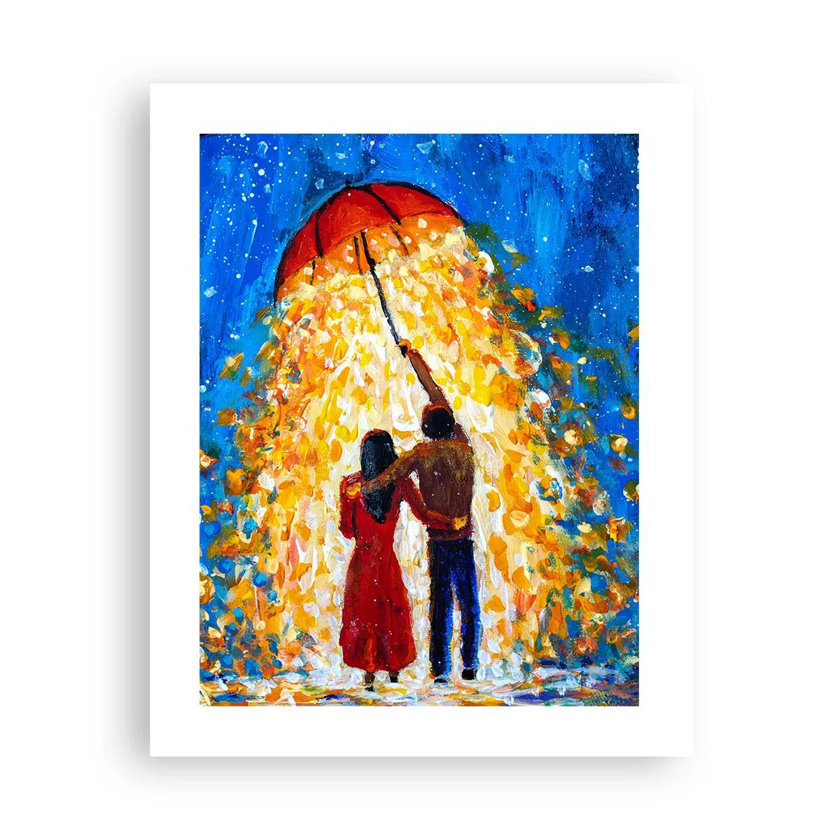 Poster - Magic of a Rainy Evening? - 40x50 cm