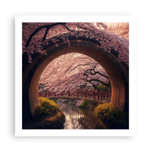 Poster - Japanese Spring - 60x60 cm