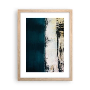 Poster in light oak frame - Horizontal Compostion - 30x40 cm