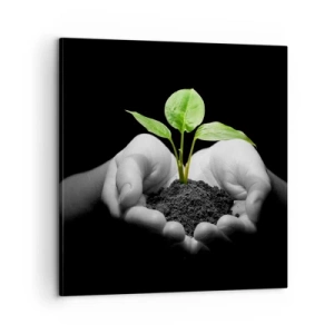 Canvas picture - I Love Nature, I Protect It - 60x60 cm