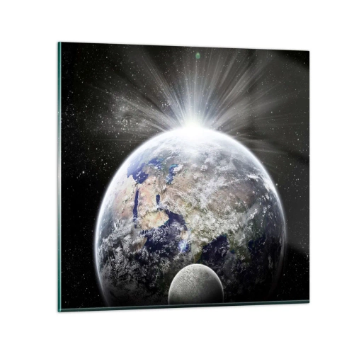 Glass picture - In Full Blaze - 30x30 cm