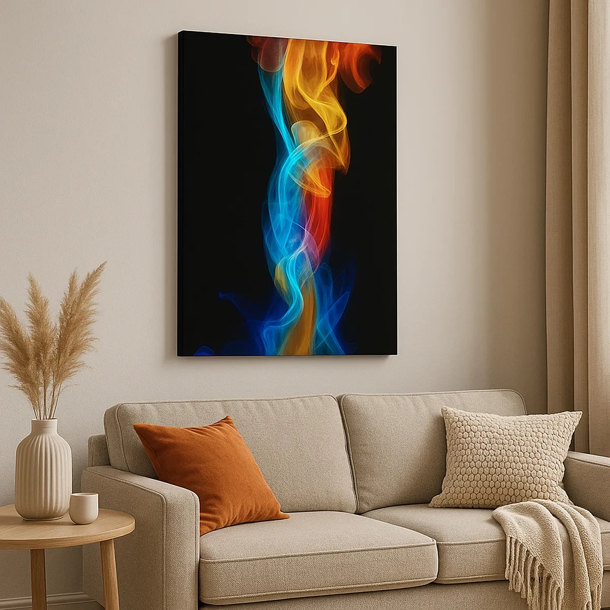 Canvas picture - Rainbow Dance of Fogs - 50x70 cm