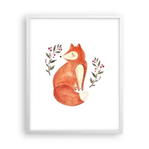 Poster in white frmae - Small Ginger - 40x50 cm