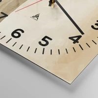 Clock face with numbers