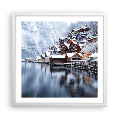 Poster in white frmae - In Winter Decoration - 50x50 cm