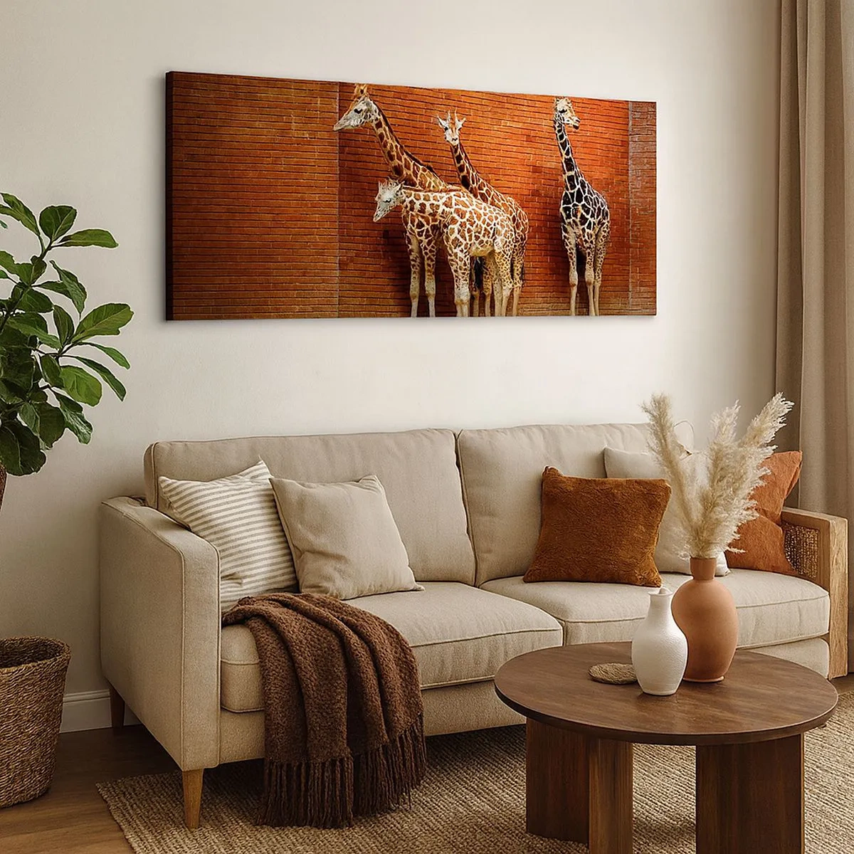 Canvas picture - Can You See an Acacia? - 100x40 cm