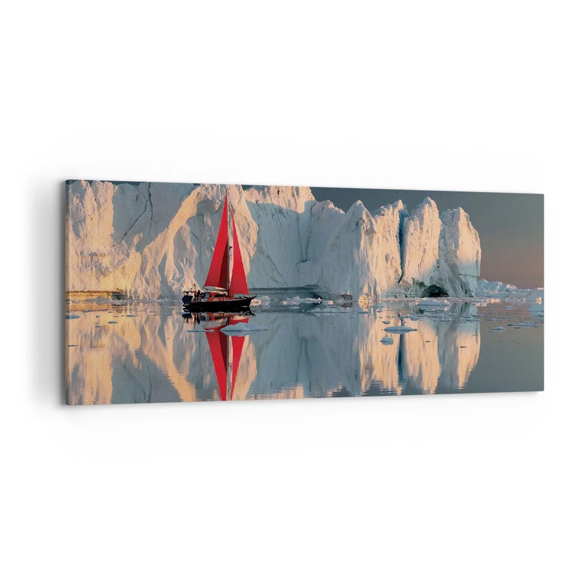 Canvas picture - On the Edge of the World - 100x40 cm