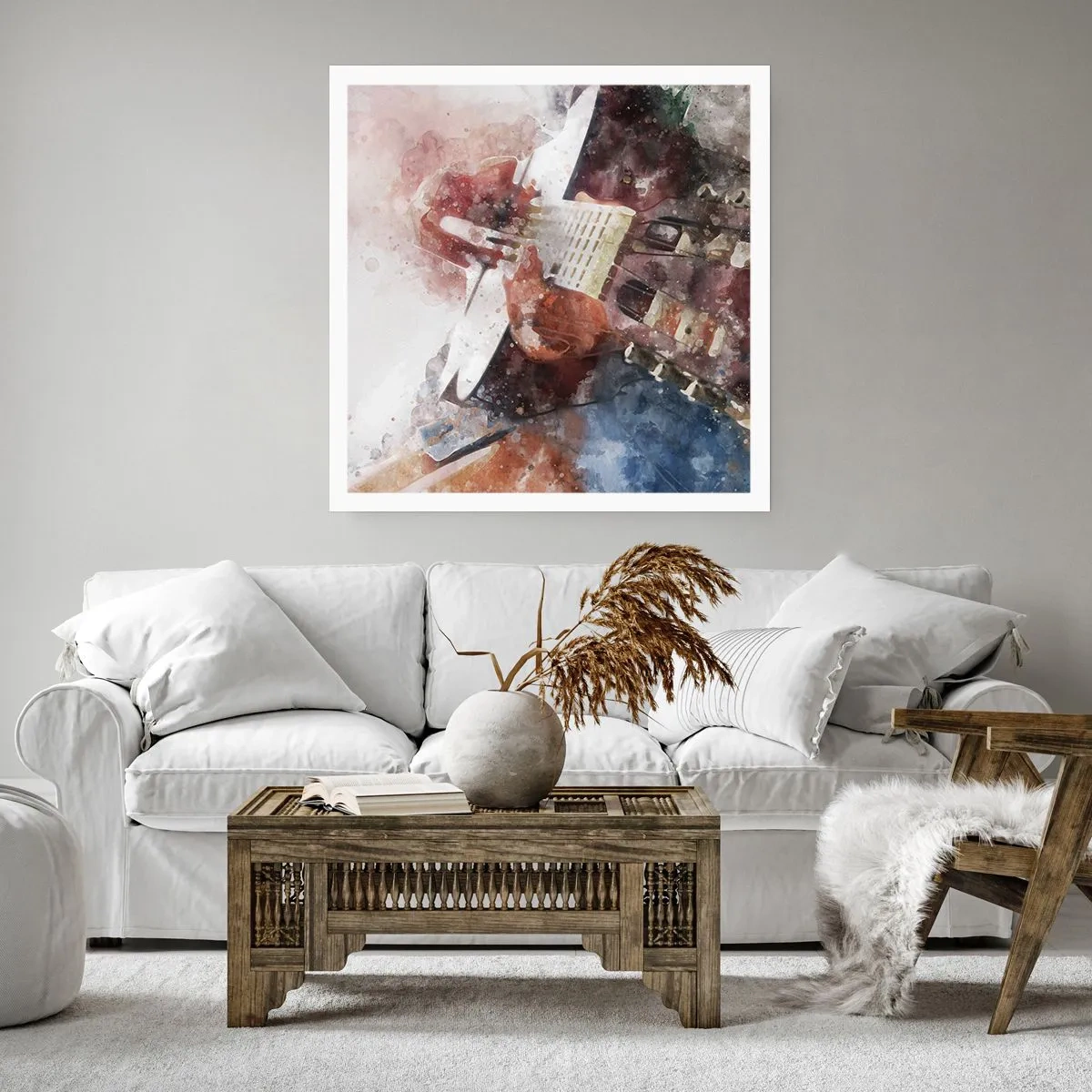 Poster - And What do You Think? - 60x60 cm